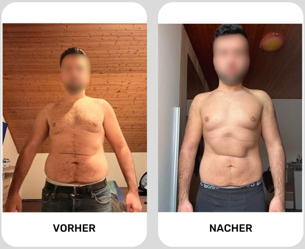 Vorher Nachher Personal Training Wien – Mando minus 15kg in 12 Wochen